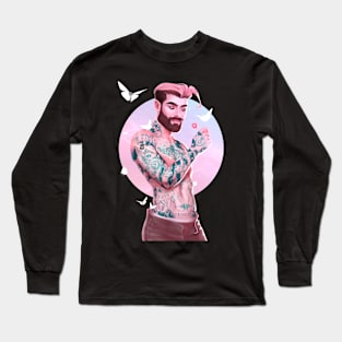 Tattooed boy Long Sleeve T-Shirt